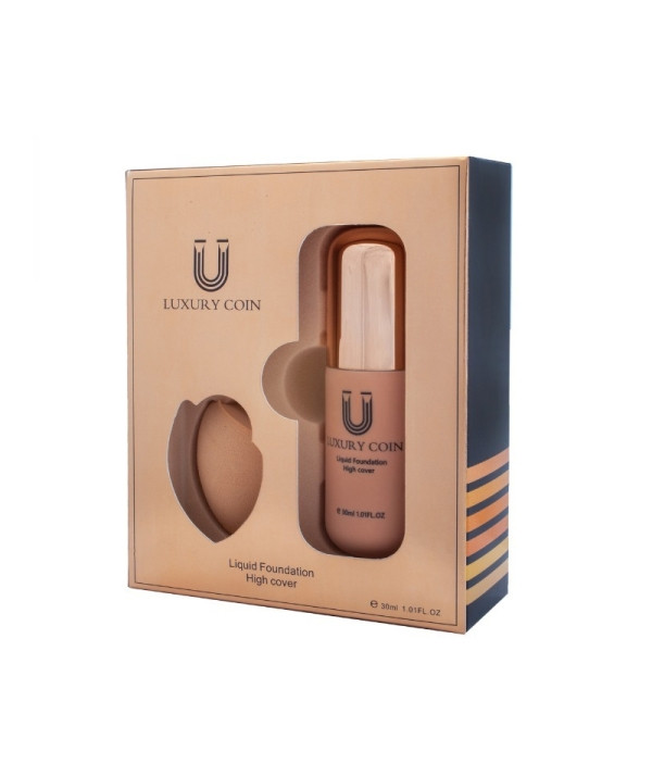 ست کرم پودر لاکچری کوین به همراه پد ۵۵۱