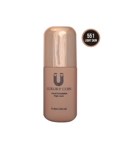 ست کرم پودر لاکچری کوین به همراه پد ۵۵۱