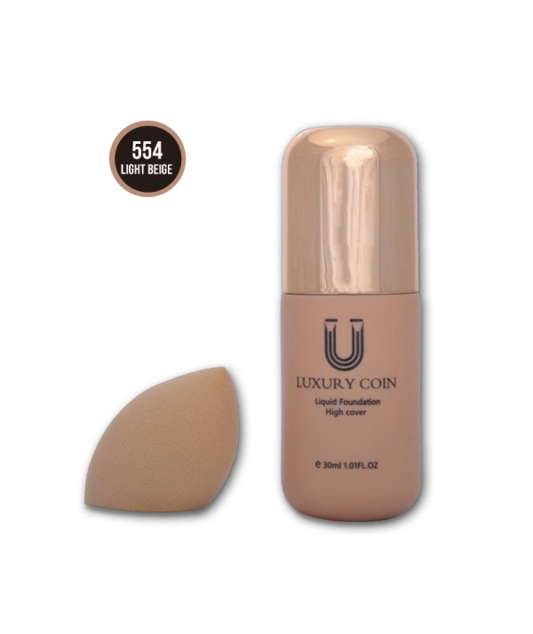 ست کرم پودر لاکچری کوین به همراه پد ۵۵۴