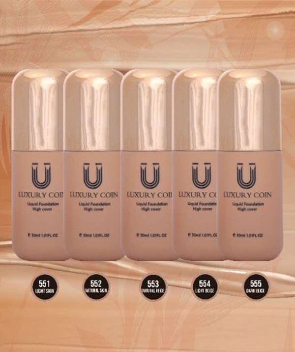 ست کرم پودر لاکچری کوین به همراه پد ۵۵۴